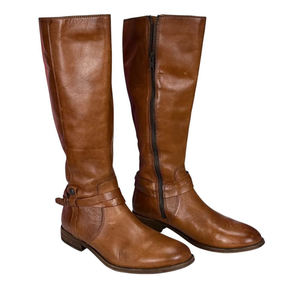 Frye Women's Melissa Belted Tall Boots Size 7.5